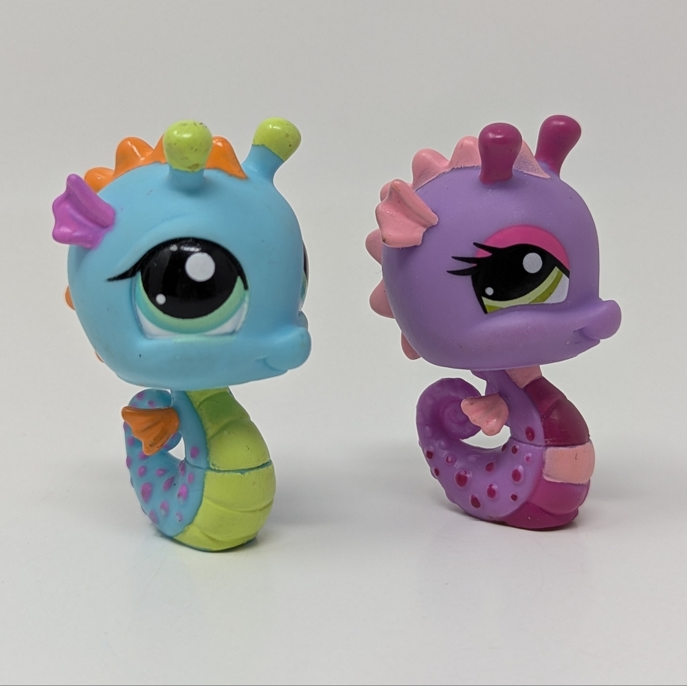 Littlest Pet Shop Seahorse Set Vintage